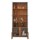 Sala De Jantar Lizz Com Cristaleira E Buffet Aparador 4 Porta