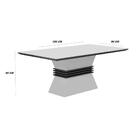 Sala De Jantar Lucy Tampo Mdf Vidro Com 6 Cadeiras Qr Rufato