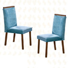 Sala De Jantar Maciça 6 Cadeiras 2x90  Sparta  Art Salas