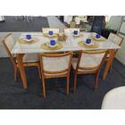 Sala De Jantar Maciça 6 Cadeiras Esparta Requinte Salas