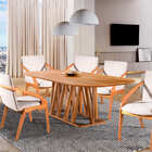 Sala De Jantar Madeira 6 Cad 2,0x1,0m - Granada - Harmonia