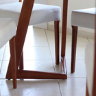 Sala De Jantar Madeira Maciça Com 6 Cadeiras 1,80x0,90m - Lív