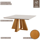 Sala De Jantar Madri Áustria Mesa 6 Cadeiras L J Móveis