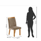 Sala De Jantar Madri Áustria Mesa 6 Cadeiras L J Móveis