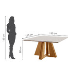 Sala De Jantar Madri Áustria Mesa 6 Cadeiras L J Móveis