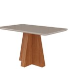 Sala De Jantar Maitê 130 Cm Com 4 Cadeiras Clarice Wood Cinam