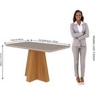 Sala De Jantar Maite 130 Cm Com 4 Cadeiras Juliana Cimol Natu