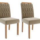 Sala De Jantar Maitê 130 Cm Com 4 Cadeiras Paola Wood Cinamom