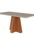 Sala De Jantar Maitê 160 Cm Com 6 Cadeiras Fernanda Wood Cina