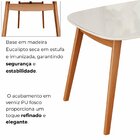 Sala De Jantar Mesa 110x76cm Tampo Em Mdf Com Vidro 4 Cadeira