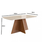 Sala De Jantar Mesa 160cm E 6 Cadeiras Joli 147/26 Zamarchi