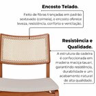 Sala De Jantar Mesa 160x76cm Tampo Em Mdf Com Vidro 6 Cadeira