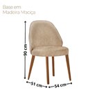 Sala De Jantar Mesa 220cm Tampo Laminado Orgânico 8 Cadeiras