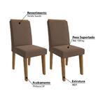 Sala De Jantar Mesa Adele 1,30m Vidro Temperado E 4 Cadeiras