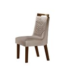 Sala De Jantar Mesa Cronos E 6 Cadeiras Kioto Castanho Fosco