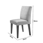 Sala De Jantar Mesa Olimpia 120 Mdf Canto Copo Com 4 Cadeiras