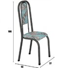 Sala De Jantar Mesa Retangular Tampo De Granito 6 Cadeiras Pa