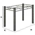 Sala De Jantar Mesa Retangular Tampo De Granito 6 Cadeiras Pa