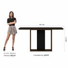 Sala De Jantar Nassau 4 Cadeiras Imbuia/preto/marrom - Móveis