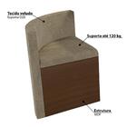 Sala De Jantar Nira Com 4 Cadeiras Kappesberg - Caramelo