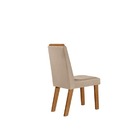 Sala De Jantar Quadrada Completa Com 4 Cadeiras 0,90x0,90m -