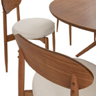 Sala De Jantar Redonda 4 Cadeiras 1,35m - Aiko - Espresso Móv