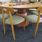 Sala De Jantar Redonda 6 Cadeiras 1,35m Piemonte Requinte