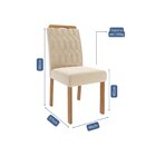 Sala De Jantar Valentina 1,80 Com 6 Cadeiras Paola Cinamomo/o