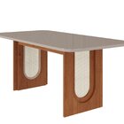 Sala De Jantar Valentina 180cm Com 6 Cadeiras Paola Wood Cina