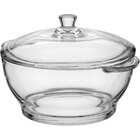 Saladeira 16x26x26cm 2,5l Vidro Transparente Com Tampa