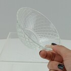 Saladeira Bowl Tigela 5x13x13cm 450ml Vidro Transparente 6 Pe