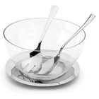 Saladeira Com Talheres E Prato 4 Peças 1,8 Litros Forma