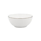 Saladeira Em Porcelana Strauss Silver 23cm