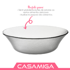 Saladeira Fruteira Vidro Transparente Acquamarine 1604ml