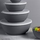 Saladeira Luna 5l Pote Com Tampa Grande Multiuso Cozinha Ou V