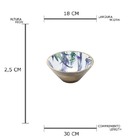 Saladeira Madeira Flower 30x16cm