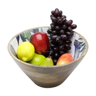 Saladeira Madeira Flower 30x16cm