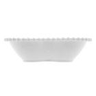 Saladeira Porcelana Coração Beads Branco -  Bon Gourmet