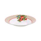 Saladeira Redonda Decorglass Fendi 31x5 5cm