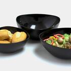 Saladeira Triangular 5l Grande Essential 31cm Preto Pipoca Sa