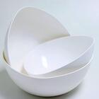 Saladeira Triangular Essential 2,5l Branco Tigela De Plástico