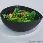 Saladeira Triangular Tigela 3,5l Cozinha Plástico Saladas Pre