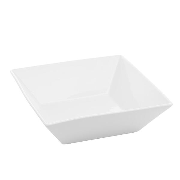 Saladeira Wolff De Porcelana Branca 25cm X 8cm