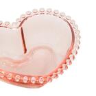 Saladeira Wolff Pearl De Cristal Rosa 21cm X 18cm X 6 Cm