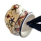 Saleiro Boca M  Tema Acoriano Ceramica Pintada A Mao Gourmet