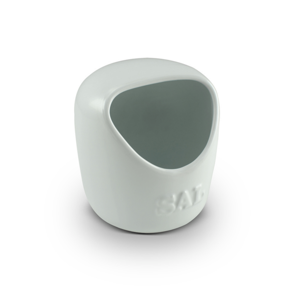 Saleiro De Cerâmica 650g Ceraflame Gourmet Branco