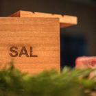 Saleiro De Madeira Quadrado Essence Domama Envio Imediato