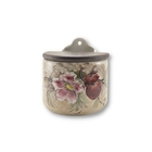 Saleiro De Parede Reto Com Tampa Madeira Pequeno 420 Grs Sal