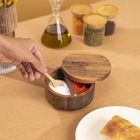 Saleiro Duplo de Acácia 500Ml Oikos