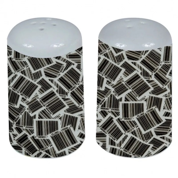 Saleiro E Pimenteiro Porcelana Divertido Criativo